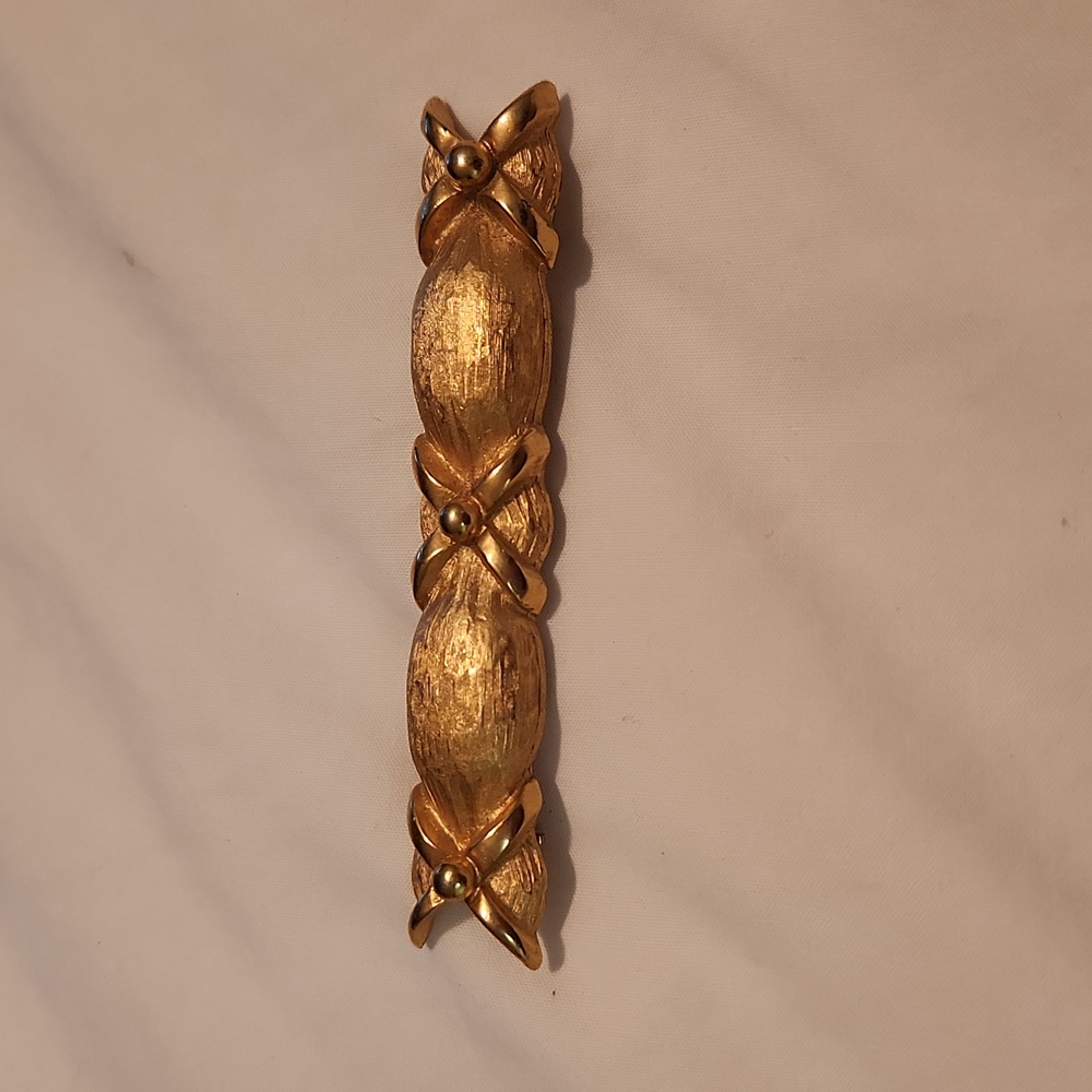 Vintage Emmons Gold Bar Brooch